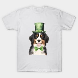 Watercolor St Patrick's Day Dog T-Shirt